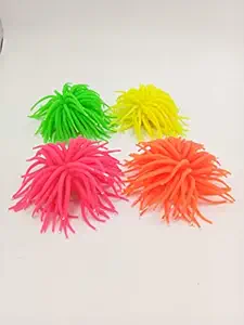 Artificial Water Plants Silicon Coral Aquatic Plant Fish Tank Ornament Aquarium Decoration(4 Different Color ORANGE+ YELLOW+PINK+GREEN In One Pack)