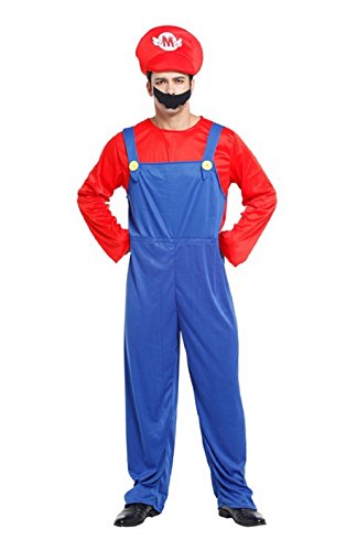 Preisvergleich Produktbild Karnevals-Kostüm-Männer Erwachsener Super Mario Bros