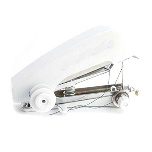 ODN Weiss Mini Multifunktions-Heimweg-tragbare schnurlose Hand-Naehmaschine