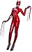 Produktbild GYH Damen Catwoman Kostüm Katze Cosplay Jumpsuit Für Fasching Halloween Karneval Cosplay Maskerade Show Theater,Red,S