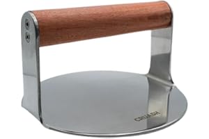 CRUASH SMASH TO CRUNCH Cruash Smasher Profesional de Acero Inoxidable para Smash Burgers, Prensa Hamburguesas, Smash Burger Smasher, Smasher hamburgesa, Aplastador de Hamburguesa