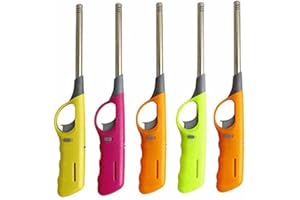 L&H: 5X Large BBQ Lighters Refillable Safety Gas Candle BBQ Fire Lighter UK SUPPLIER