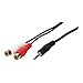 Price comparison product image LogiLink CA1045 5.0m 1x 3.5mm Male to 2x Cinch Female Audio Cable