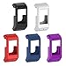 Produktbild chofit Silikon Sleeve Schutzfolie Ersatz für Garmin vivoactive HR, Smart Watch Strap-Cover, Sleeve Fall (3er Pack, 5er Pack, 10er Pack) für vivoactive HR, Black&White&Red&Dark Blue&Purple