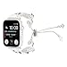 Produktbild Mamum Neu Milanese Stainless Note Bracelet Wristband Strap für Apple Watch Serie 4 44mm (Silber)