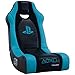 Produktbild X Rocker Wraith 2.0 Floor Rocker Gaming-Stuhl, schwarz/blau, 2.0 Soundsystem