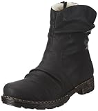 Damen Stiefel/Stiefelette Rieker Damen 79260 Cowboy Stiefel, Schwarz (Schwarz/00), 39