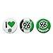 Produktbild Hannover 96 Button 3 er Set H96