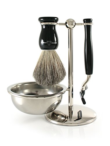 Edwin Jagger Gillette Mach 3 Imitation Ebony Shaving Gift Set