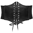 Women?s Elastic Costume Waist Cinch Belt Lace-up Tied Waspie Corset Belts For Women By JASGOOD