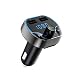 Produktbild Auto Dual USB Ladegerät,Drahtloser Bluetooth FM Transmitter Freisprecheinrichtung Car Kit FM Adapter, Zwei USB Ports, TF und USB Flash Laufwerk mit LED Anzeige, Stereo MP3 Player Zigarettenanzünder