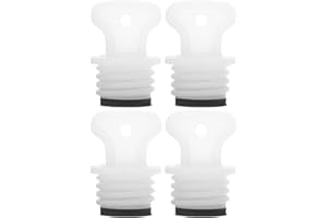 Mipcase Bouchon À Vis en Caoutchouc pour Bouillotte 4 Pièces : Bouchon De Bouillotte De Remplacement en Caoutchouc Étanche D'étanchéité - Pièce De