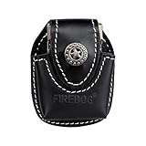 feuerzeug taschenmesser ★ geeignet für: High Qualitiy Fliptop echtem Leder Zigarette Taschenlampe Torch Cigar elektronische Taschenlampe oder andere Öl Benzin-Feuerzeug Feuerzeug Tasche, Passform für Zippo DuPont.