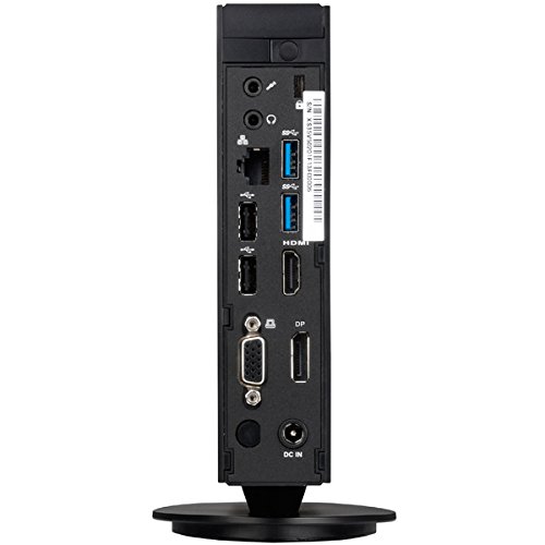 SHUTTLE Barebone XPC slim XS35V5 Pro Celeron N3050 1X DDR3L 1333 1XSATA/SSD ODD HD GPU Cardreader VGA HDMI DP USB2/3 1xRJ45 schwarz - 2