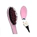 Taipove Electric Automatic LCD Digital Hair Straightener Styling Comb Hair Brushes (Five Colors) (Pink)