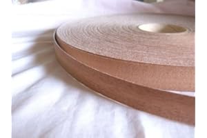 REAL WOOD VENEER EDGING 22MM WIDE Pre Glued Iron on Mahogany Wood Veneer Edging Tape 22mm wide 25 metres