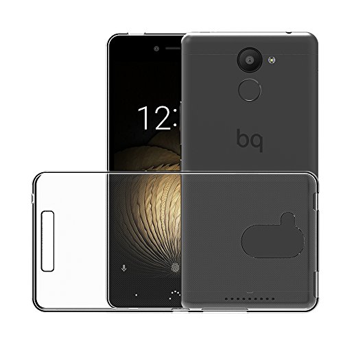 Funda BQ Aquaris U Plus  AICEK BQ Aquaris U Plus Funda Transparente Gel Silicona BQ Aquaris U Plus Premium Carcasa para BQ Aquaris U Plus 5 0 