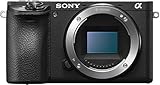 Sony Alpha A6500 Compact System Camera (5-Axis In-Body Image Stabilisation, 11 fps, 425 Points Hybrid Autofocus, Touchscreen, 24.2 MP APS-C Exmor, 4K Movie) Body Only - Black