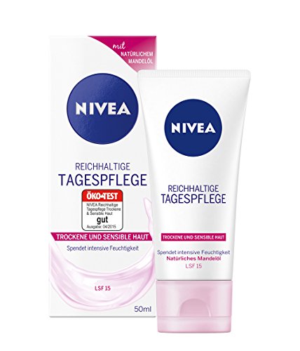 Nivea Reichhaltige Tagespflege für trockene und sensible Haut, 50 ml