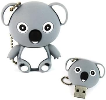 4GB Novelty Cute Cartoon Grey Blue Koala USB 2.0 Flash Drive Data Memory Stick Device