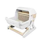 HTZ Cat Litter Box Large Upscale Tumbler Resina Protezione Ambientale Filtro semiautomatico Cat WC Forniture per Gatti…