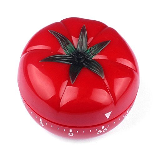 Timer – TOOGOO(R) Rote Tomaten Nette Art Countdown 60 Minuten Mechanische Kueche Garzeit Wecker - 2