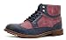 Produktbild Herren Freizeit Knöchel Biker Stiefel Schnürschuh Smart Kleid Party Schuhe Größe UK - Herren, Marine/Rot, EU 42