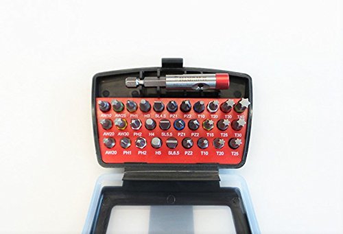 Würth Bit Satz Sortiment Spezialbits Gemischt 31TLG mit innovativem Bithalter - 2