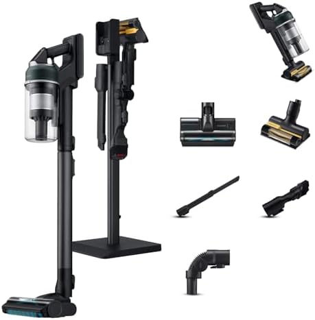 Samsung Scopa Elettrica Ricaricabile VS70H28GLT/WA Jet 95S Pet, Aspirapolvere Senza Filo, Forza Aspirante 280W, Potenza Massima 770W, Motore Hexajet, Filtro HEPA, Autonomia Fino a 60 Min, Teal Green