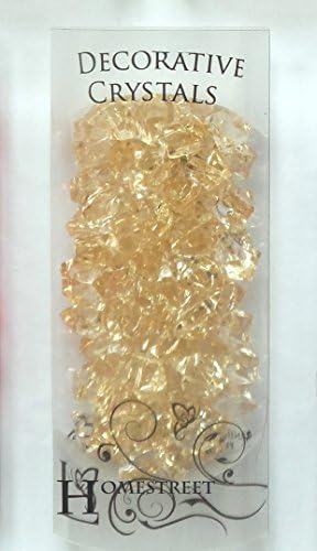 Quality Homestreet Champagne 2cm Acrylic Crystals In Many Colours - For Decorative Displays, Crafts Or Vases