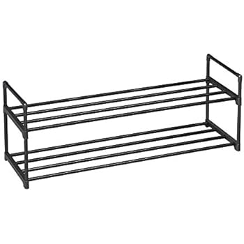 IKEA PORTIS Schuhaufbewahrung in schwarz; aus Stahl: Amazon.de: Küche