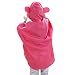 GudeHome Unisex Kid's Raincoat Baby Hooded Waterproof Rain Poncho, 80-100cm Red