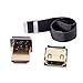 Produktbild TOOGOO FPV up Abgewinkelt 90 Grad HDMI Stecker auf Buchse FPC Flachkabel Fuer HDTV Multi Copter Luftbildfotografie 20 cm Schwarz