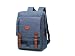 Produktbild HOUHOUNNPO Perfekt 15,6 Zoll Anti-Theft Laptop Computer Rucksack für Studenten Business Mann Frauen-Tiefes Blau
