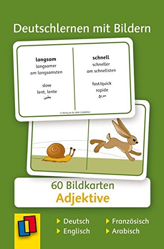 Download Deutschlernen mit Bildern: Adjektive: 60 Bildkarten auf Deutsch, Englisch, Französisch und Arabisch Download Deutschlernen mit Bildern: Adjektive: 60 Bildkarten auf Deutsch, Englisch, Französisch und Arabisch