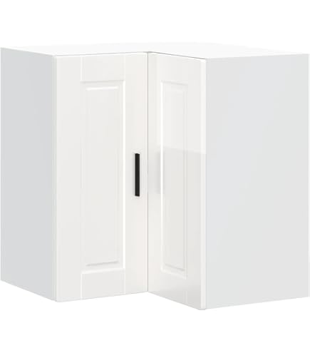 RemiseArmoire de rangement suspendue Pour cuisine - Meuble haut Lyon Blanc 39,5 x 31 x 60 cm ,bois d'ingénierie JILIMAISON2025 - Maison