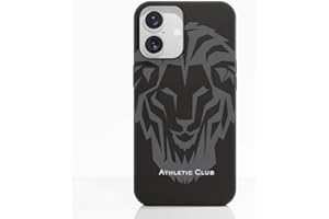 PHONECASES3D - Funda Móvil Compatible con Apple iPhone 16 Oficial de Athletic Club Compostable A Base de Plantas Black