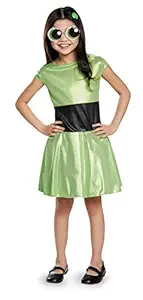 Disguise Buttercup Classic Powerpuff Girls Cartoon Network Costume, Small/4-6X Green