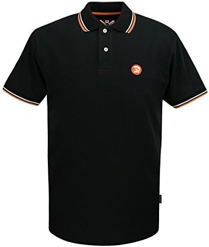 Mens Trojan Records Retro Mod Polo Shirt - TR8214 Black (XX-Large)