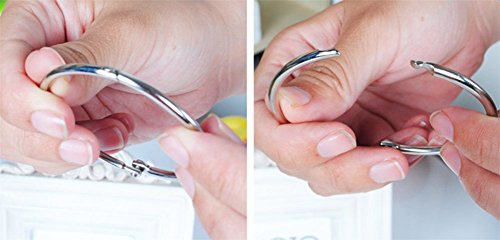 8x Demarkt Duschvorhangringe Duschringe Haken Duschvorhang Ringe Edelstahl - 8