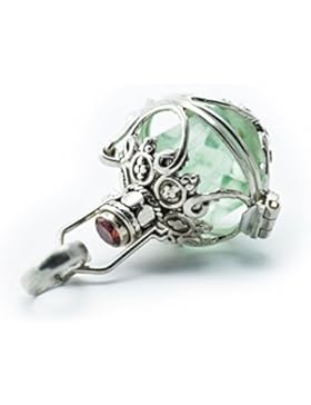 WINDALF Anhänger RHIANNON h: 4.3 cm Handgearbeitet mit Kristall 925 Sterlingsilber