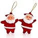 Produktbild BESTOYARD 20pcs Mini Weihnachtsmann Puppen Weihnachtsbaum Anhänger Figur Weihnachtsanhänger Weihnachtsmann Christbaumschmuck