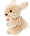 Produktbild Bauer Spielwaren "Pia Pia Club" Hase sitzend: Flauschiges Kuscheltier zum Liebhaben und Spielen, mit Sammelarmband, waschbar, 15 cm, braun (17088)
