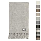 OEKO-TEX 100 nach Produktklasse 1 (Babyartikel) zertifizierte Kuscheldecke. Geeignet für empfindliche Haut von Säuglingen, Kleinkinder, Junge, Mädchen & Erwachsene