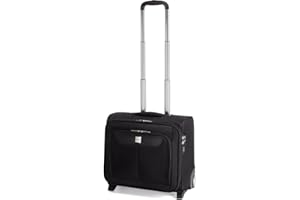 ATX LUGGAGE EST. 1991 ATX Luggage Laptop Roller Bag with 2 Wheels Super Lightweight Business Travel Case Fits Upto 15.6" Laptop