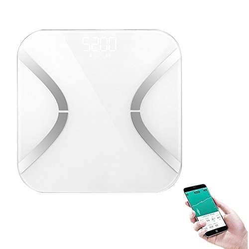 Smart Personenwagge, Stoga Yolanda Digital Body Fat Analyzer Bad Skala Syncyour Gewicht Daten mit dem Telefon