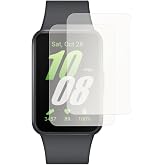 Engo Samsung Galaxy Fit3 İle Uyumlu Ekran Koruyucu, Tam Kaplayan Akıllı Saat Koruması, &Ccedil;izilmeye Dayanıklı TPU Koruma 2 Adet,