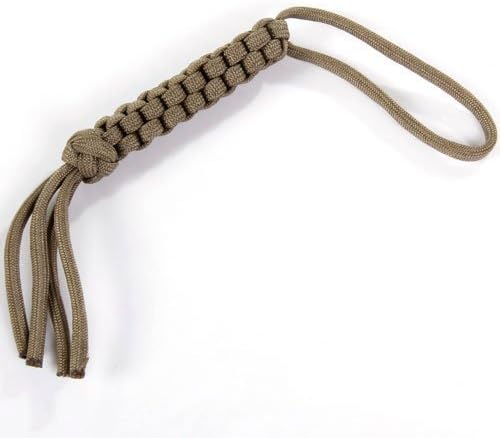 onewiller Square Weave Knife Lanyard--Khaki