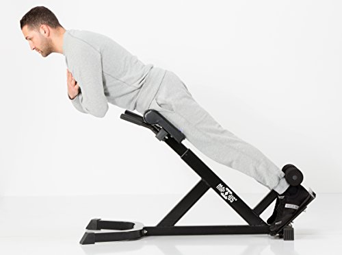 MAXXUS Hyperextension Rückentrainer für ein gesundes Rückentraining. Massive Ausführung. NEU: Bis Schuhgröße 47 verwendbar. Rückenstrecker, Torso Trainer - 7