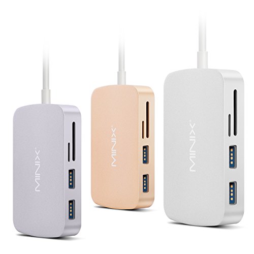 MINIX NEO C, USB-C Multiport Adapter with HDMI – Space Grau (Kompatibel mit Apple MacBook) - 6